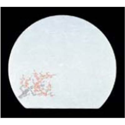 尺三 半月 懐石まっと 抗菌遠赤和紙(100枚入) WH-14 梅 2月から3月