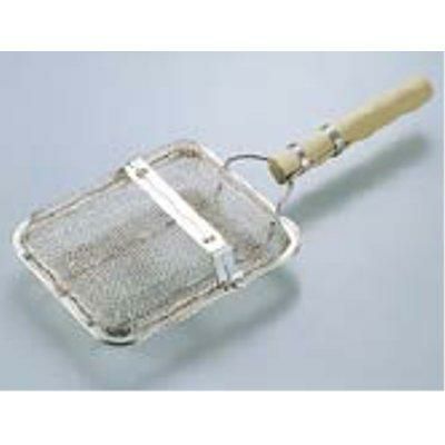 【EBM】18-8新型プレス 角ギンナン煎り (8メッシュ)