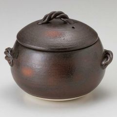 黒丸ご飯鍋7合炊 φ24×27×22cm(身14cm) 406-048/業務用/新品/小物送料