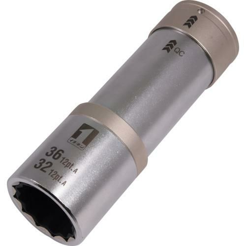 MUSTTOOL QCソケット ダブル 32/36mm 12角 IM-6W3236ISL-12K/業務用/新品/小物送料対象商品 | ソケットレンチ  | 業務用厨房機器・調理道具・家具・食器の通販・買い取りサイト テンポスドットコム