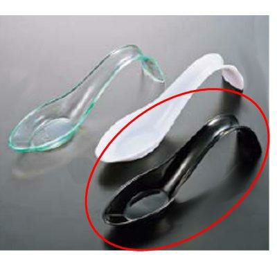 ソリア リアルトカーブハンドルスプーン(50枚入) ブラック