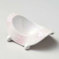 ピンク一珍丸形蓋物 φ10.4×8cm 105-188/業務用/新品/小物送料