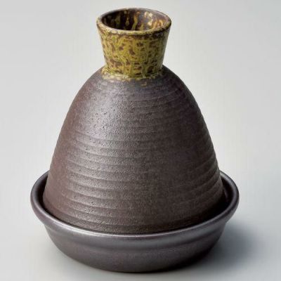 焼締タジン鍋(中)20cm φ20.5×24cm(700cc)(身5.4cm) 410-168/業務用/新品/小物送料対象商品