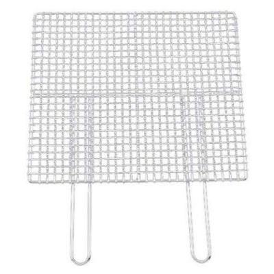 EBM ダブルハンドル 焼アミ クロームメッキ 65cm