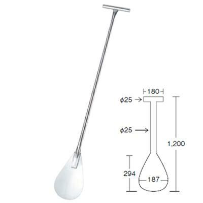 EBM 18-8 共柄 ヘラ型 給食用シャモジ 全長1200