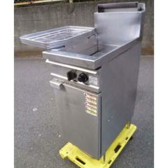 中古】ガスフライヤー タニコー NB-TGFL-C35 幅350×奥行600×高さ800