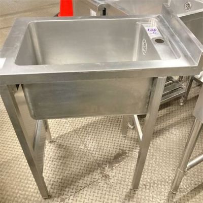 中古】一槽シンク BGあり 幅400×奥行650×高さ860 【送料別途見積 中古】一槽シンク BGあり 幅400×奥行650×高さ860 【送料別途見積