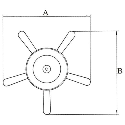 アルミダイキャストテーブル脚 ベースサイズ：A595×B568×高さ700 品番：FD-N-310 塗装カラー：14 ポール：50φ