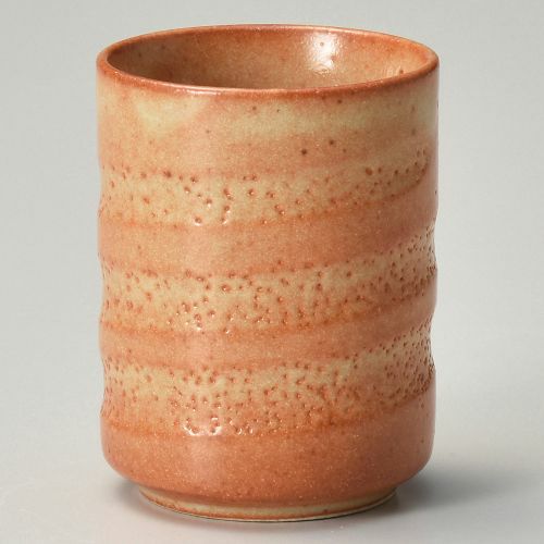 赤志野湯呑 φ6×7.7cm(120cc) 384-318 (20個入)