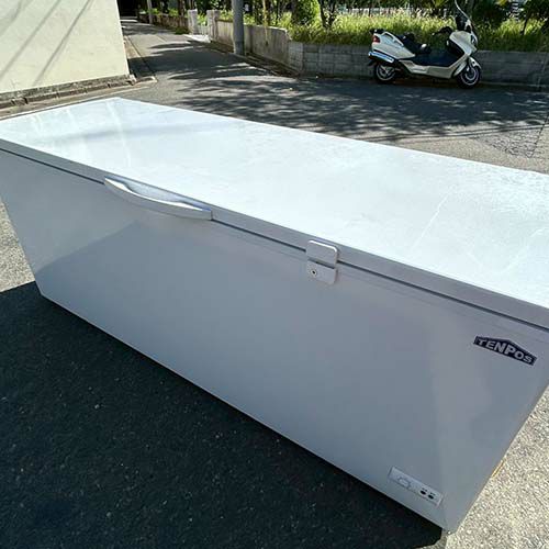 エリア限定　TENPOS 冷凍ストッカー 中古　tbcf−190−rh TBCF-190-RH 【テンポスオリジナル】 冷凍ストッカー 上開き