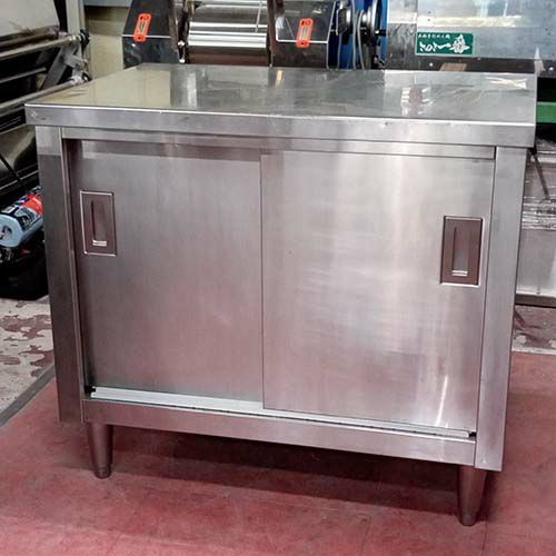 中古】調理台 BGなし マルゼン 幅900×奥行600×高さ800 【送料