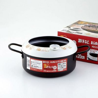 あげた亭 温度計付天ぷら鍋 20cm SH9257