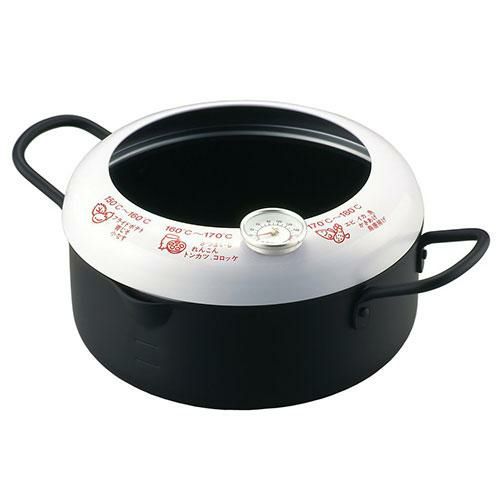 あげた亭 温度計付天ぷら鍋 20cm SH9257