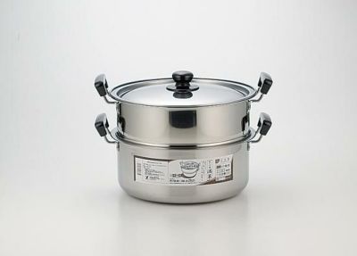 蒸しもの鍋 満菜 二段蒸器 28cm