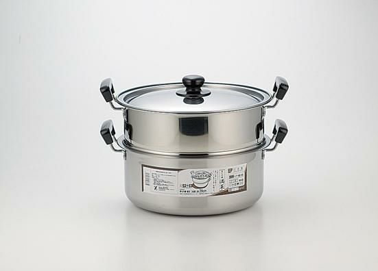 蒸しもの鍋 満菜 二段蒸器 28cm