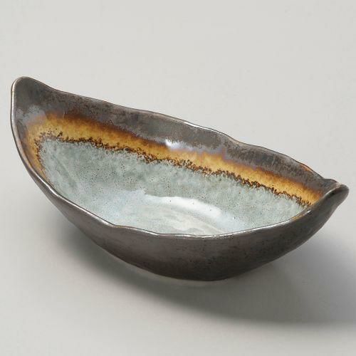 アカネ舟形小鉢 20.5×9.5×6cm 051-118 (5個入)