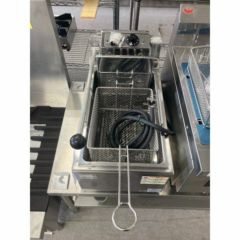 TCFL-8T 【タニコー】 電気フライヤー 4～8L ミニ卓上タイプ 天ぷら用