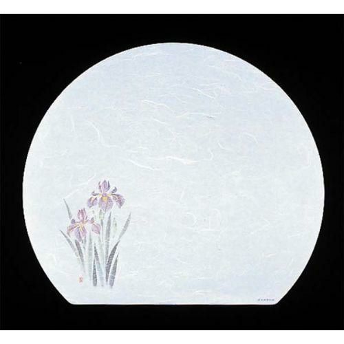 尺三 半月 懐石まっと 抗菌遠赤和紙(100枚入) WH-11 あやめ 5月から6月