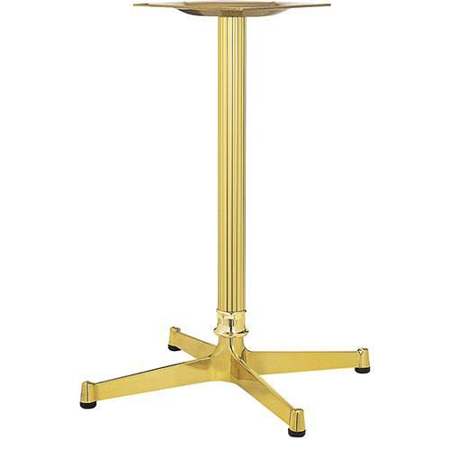 アルミ鋳物テーブル脚 ベースサイズ：A705×B507×C507×高さ700 品番：CL-AF-700 塗装カラー：22 ポール：49φ（アルミ）