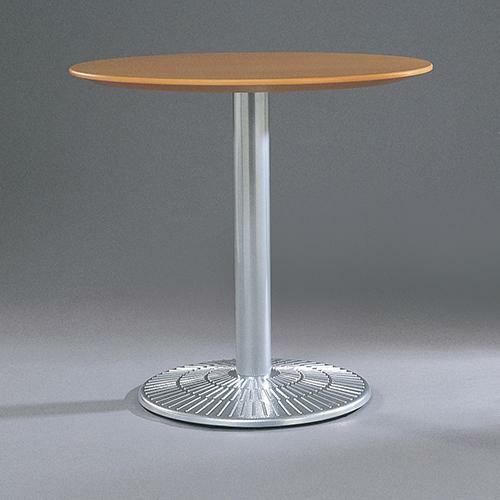 アルミ鋳物テーブル脚 ベースサイズ：A400φ×高さ700 品番：R-AC 塗装カラー：44 ポール：50φ