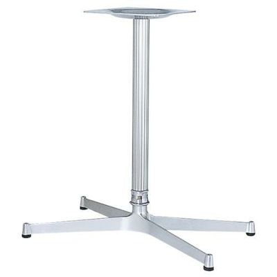アルミ鋳物テーブル脚 ベースサイズ：A665×B550×C395×高さ700 品番：XL-AF-670 塗装カラー：11AM ポール：49φ（アルミ）