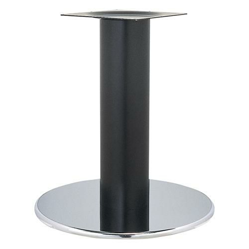 スチールベーステーブル脚 ベースサイズ：A600φ×高さ700 品番：RSQ-L 塗装カラー：14 ポール：290φ