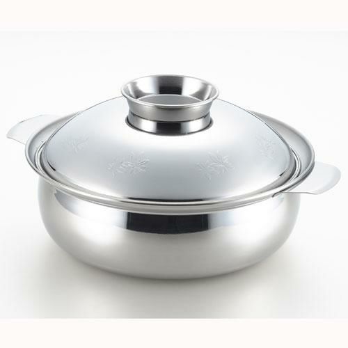 土鍋風ステンレス鍋　もみじ　27cm　新品/小物送料対象商品