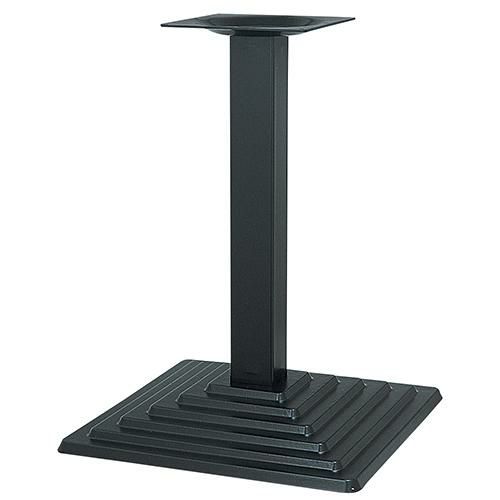 アルミ鋳物テーブル脚 ベースサイズ：A500×B500×高さ700 品番：SO-6D 塗装カラー：44 ポール：75角