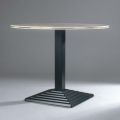 アルミ鋳物テーブル脚 ベースサイズ：A500×B500×高さ700 品番：SO-6D 塗装カラー：44 ポール：75角