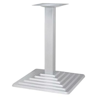 アルミ鋳物テーブル脚 ベースサイズ：A500×B500×高さ700 品番：SO-6D 塗装カラー：88 ポール：75角