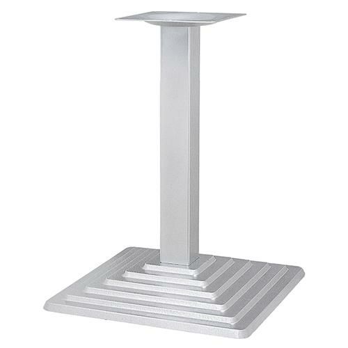 アルミ鋳物テーブル脚 ベースサイズ：A500×B500×高さ700 品番：SO-6D 塗装カラー：88 ポール：75角