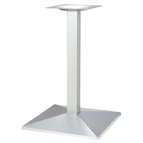 アルミ鋳物テーブル脚 ベースサイズ：A400×B400×高さ 品番：SO-F 塗装カラー：88 ポール：60角