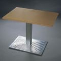 アルミ鋳物テーブル脚 ベースサイズ：A700×B500×高さ700 品番：TO-9D 塗装カラー：88 ポール：100角