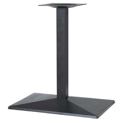 アルミ鋳物テーブル脚 ベースサイズ：A600×B400×高さ700 品番：TO-F 塗装カラー：44 ポール：60角