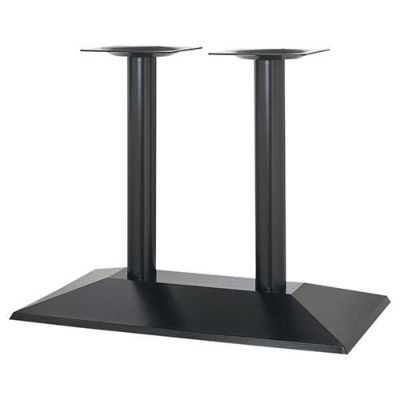 アルミ鋳物テーブル脚 ベースサイズ：A850×B500×高さ700 品番：TO-F-W 塗装カラー：44 ポール：76φ×2