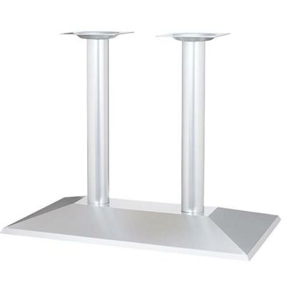 アルミ鋳物テーブル脚 ベースサイズ：A850×B500×高さ700 品番：TO-F-W 塗装カラー：88 ポール：76φ×2