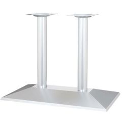 アルミ鋳物テーブル脚 ベースサイズ：A850×B500×高さ700 品番：TO-F-W 塗装カラー：88 ポール：76φ×2