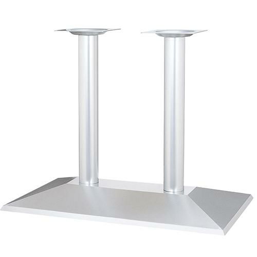 アルミ鋳物テーブル脚 ベースサイズ：A850×B500×高さ700 品番：TO-F-W 塗装カラー：88 ポール：76φ×2