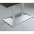 アルミ鋳物テーブル脚 ベースサイズ：A850×B500×高さ700 品番：TO-F-W 塗装カラー：88 ポール：76φ×2