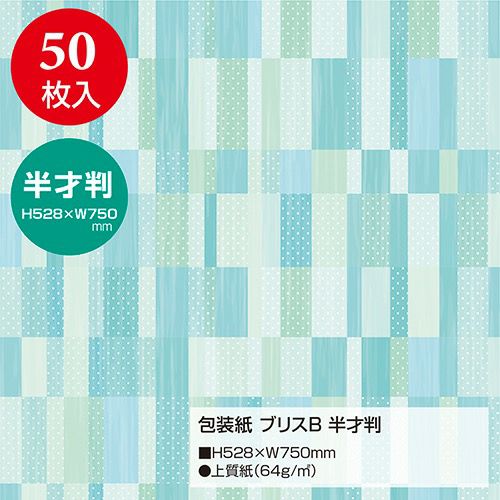 包装紙 ブリス 半才判 全2色 49-1436