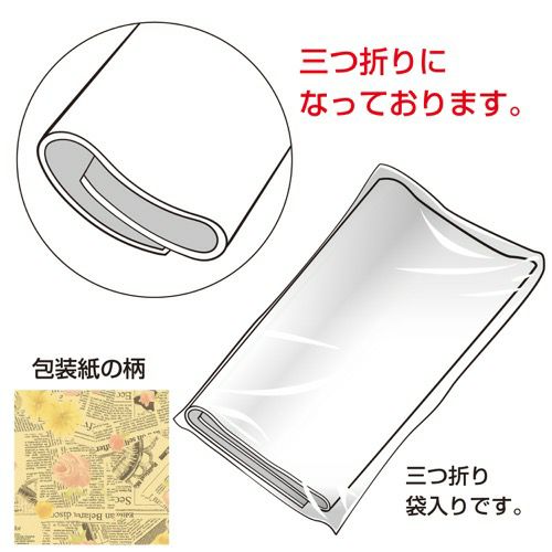 包装紙 タイムズフラワー 半才判 49-1519