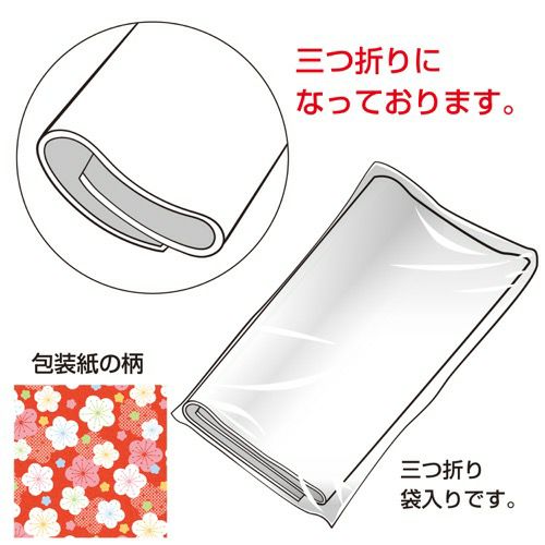 包装紙 祝い梅 半才判 49-1722