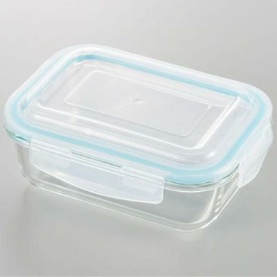 グラスコンテナ　4点ロック式ガラス保存容器　640　新品/小物送料対象商品