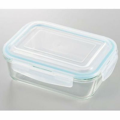 グラスコンテナ　4点ロック式ガラス保存容器　1050　新品/小物送料対象商品