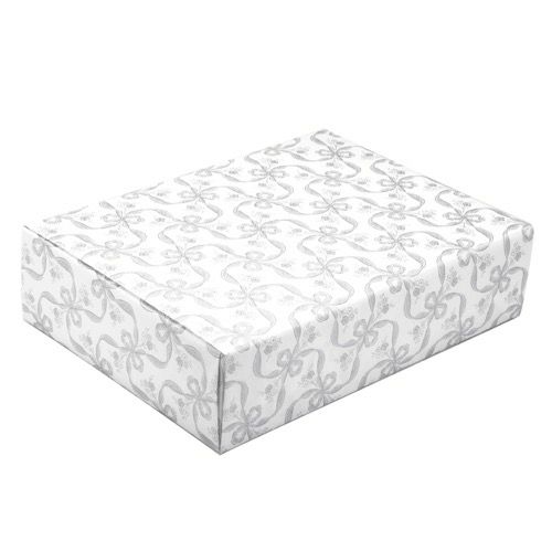 包装紙 フラールリボン銀 半才判 49-1805