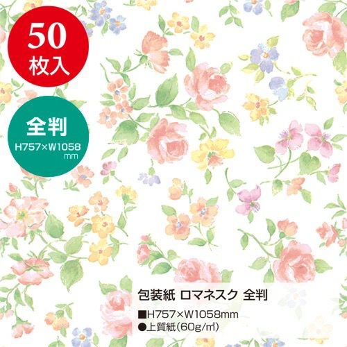 包装紙 ロマネスク 全判 49-2560