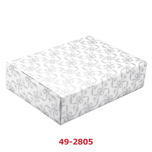 包装紙 フラールリボン銀 全判 49-2805