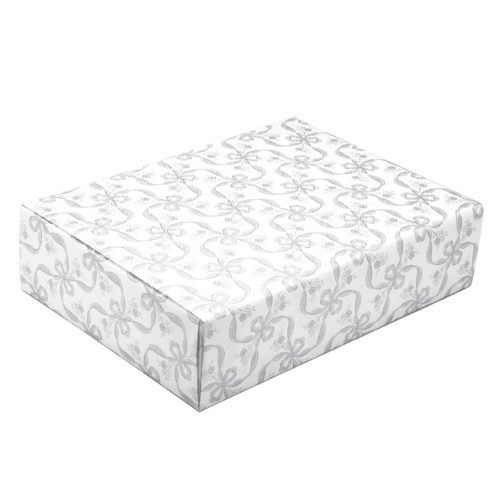 包装紙 フラールリボン銀 全判 49-2805