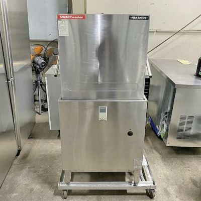 中古】食器洗浄機 中西製作所 E5-E10 幅650×奥行750×高さ1380 三相200V