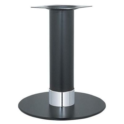 スチールベーステーブル脚 ベースサイズ：A600φ×H20×高さ700 品番：RSQ-N-L 塗装カラー：441-H ポール：139φ